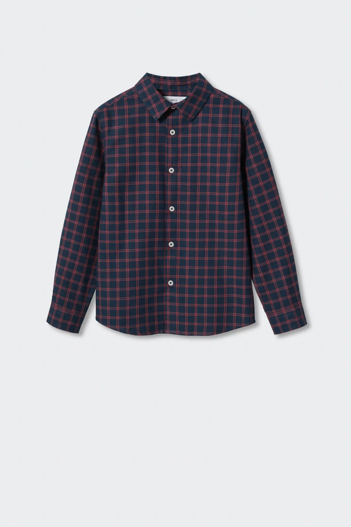 MANGO Kids  37024382 Hemden Burgund