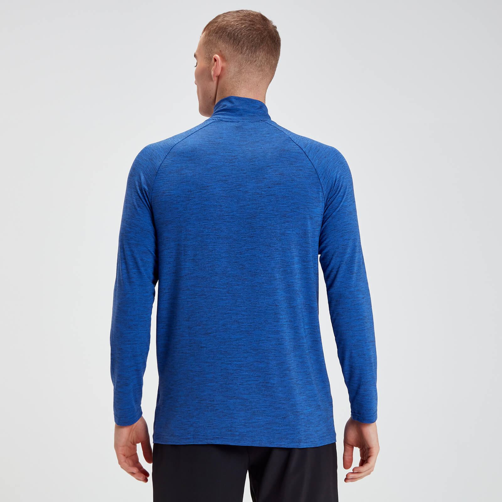 MP Performance 1/4 Zip - Noir et Bleu