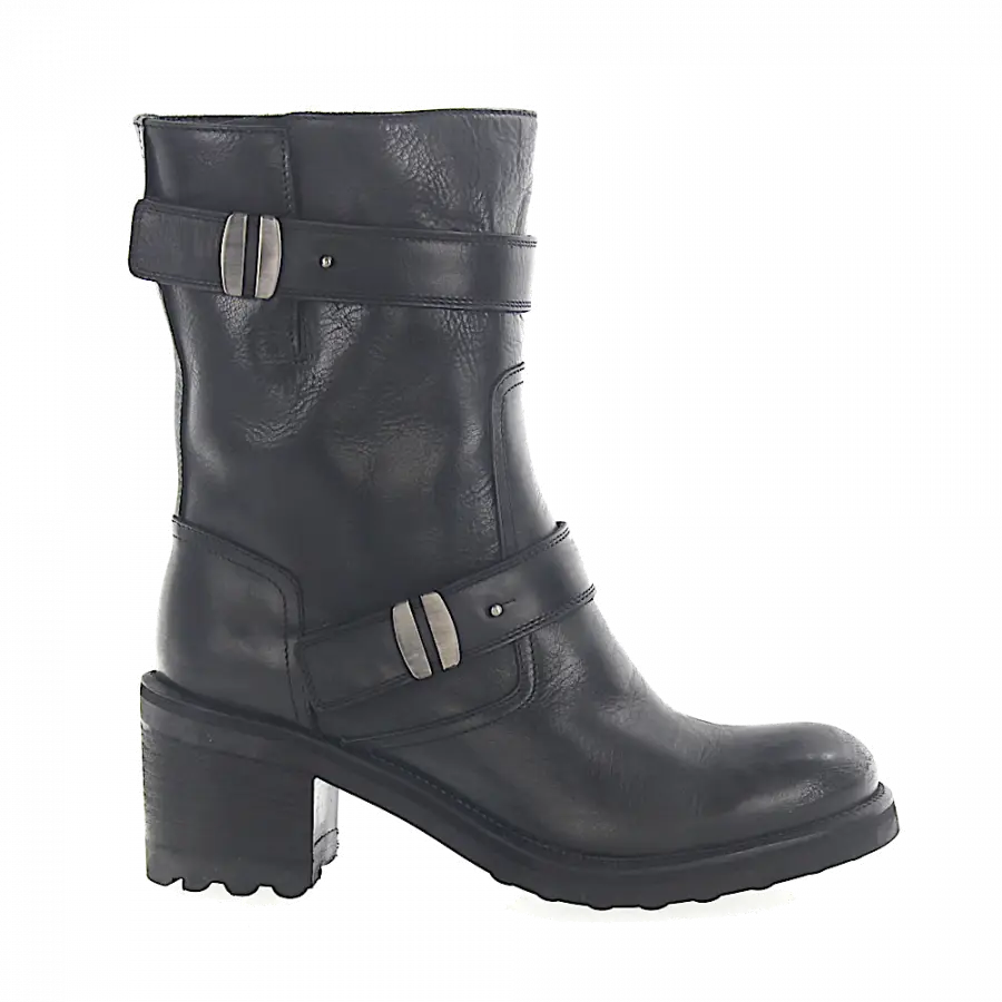 ROSS B. - Stiefel Kalbsleder schwarz - schwarz