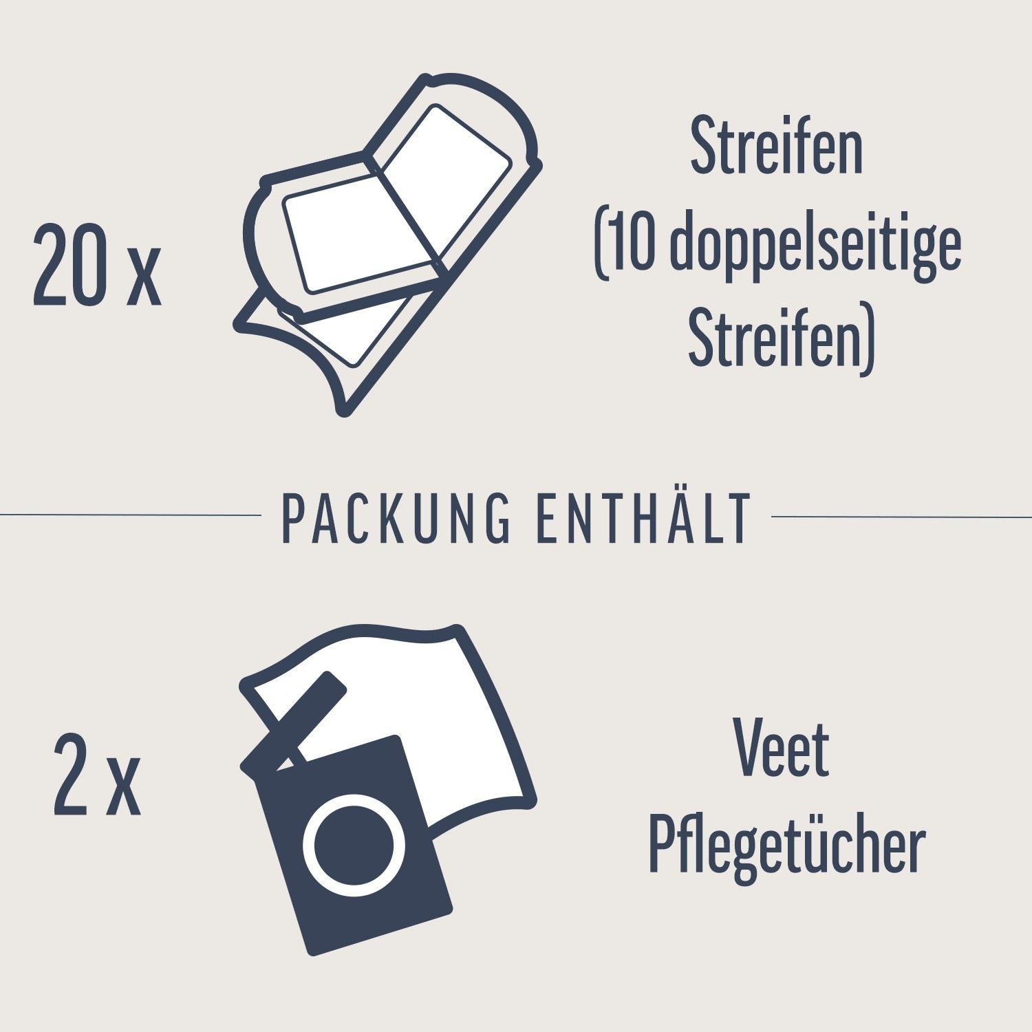 Easy-Gel Kaltwachsstreifen Sensible Haut
