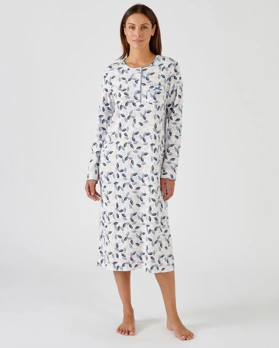 Chemise de nuit maille interlock imprimé