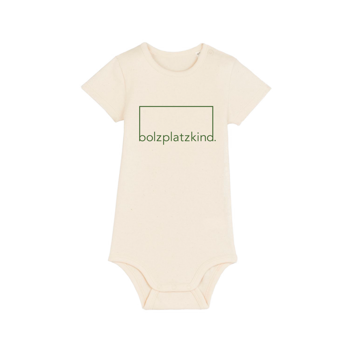 Bolzplatzkind "Zukunft" Baby Body Vintageweiß