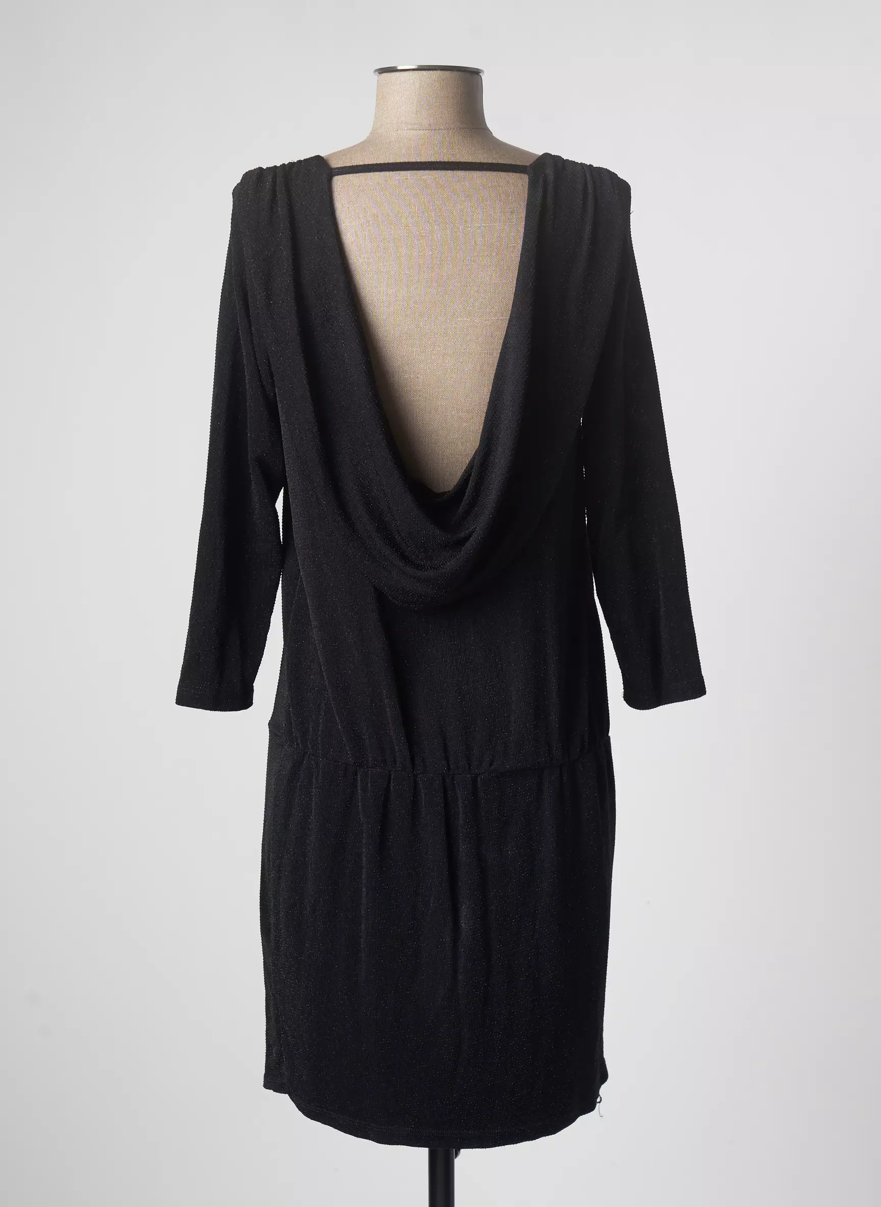 Ema Blue S Robes Mi Longues Femme couleur noir