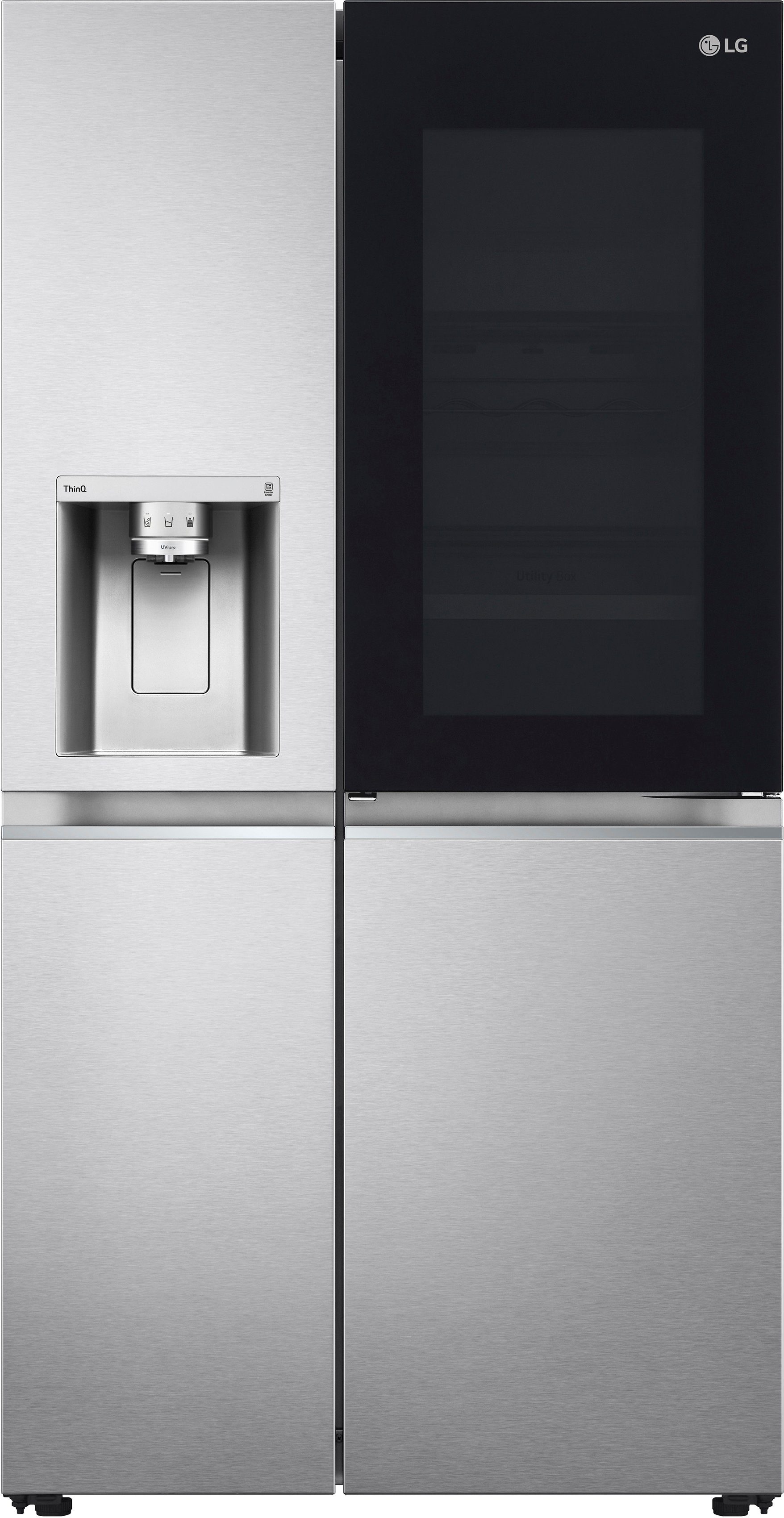 LG Side-by-Side GSXV91BSAE, 179 cm hoch, 91,3 cm breit, InstaView™