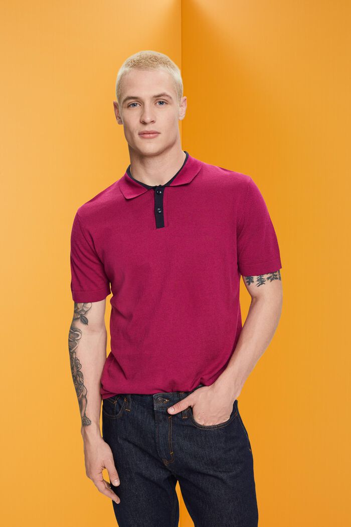 Poloshirt mit TENCEL™ und nachhaltiger Baumwolle