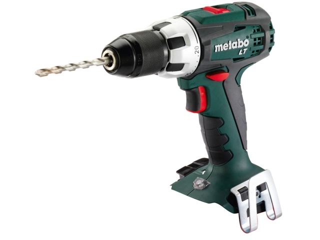Taladro inalámbrico Metabo 602102840 BS 18 LT de 18 voltios, cuerpo metálico.