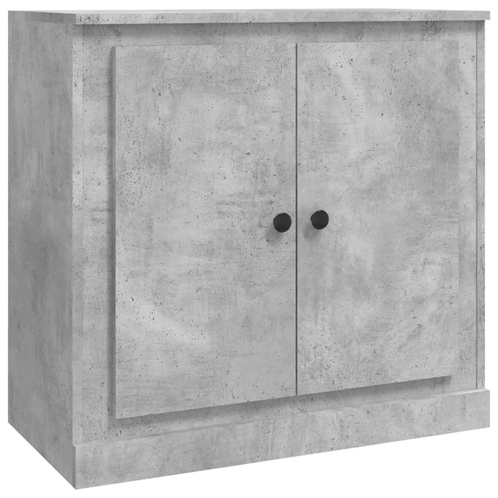 vidaXL Sideboard Sideboards 3 Stk. Betongrau Holzwerkstoff (3 St)
