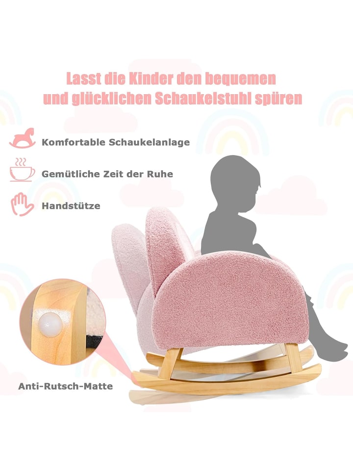 COSTWAY Kindersessel in Rosa günstig kaufen 49 cm