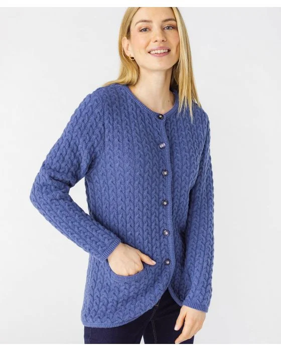 Cardigan 80% laine d'agneau