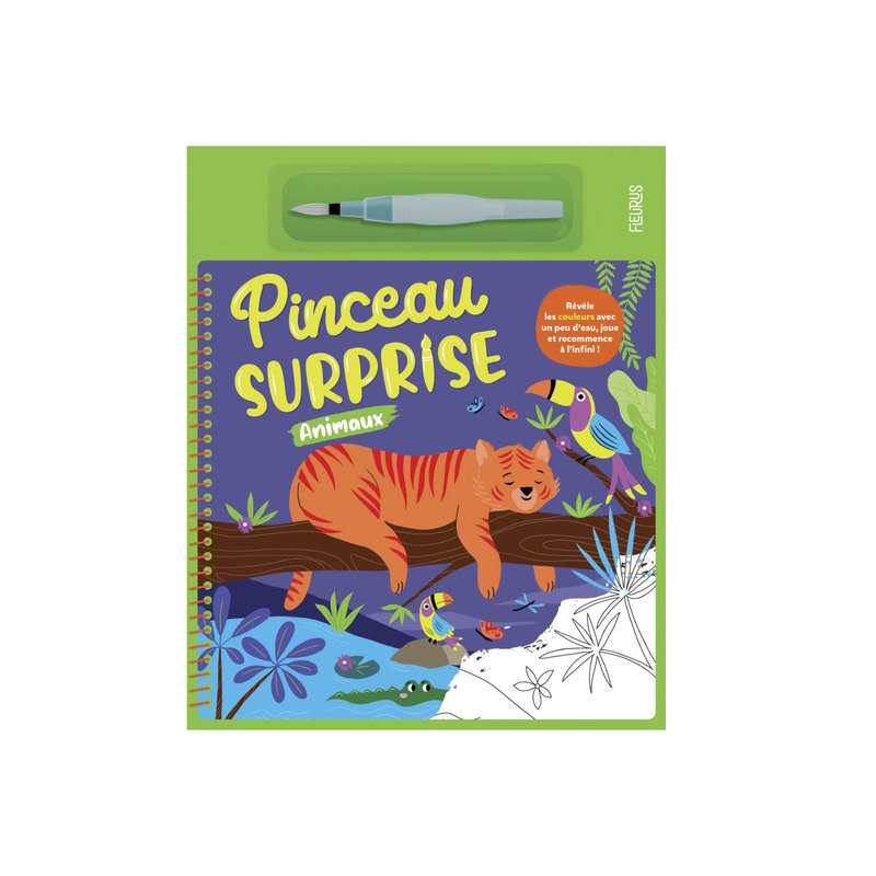 Coffret Pinceau surpise, animaux - Fleurus