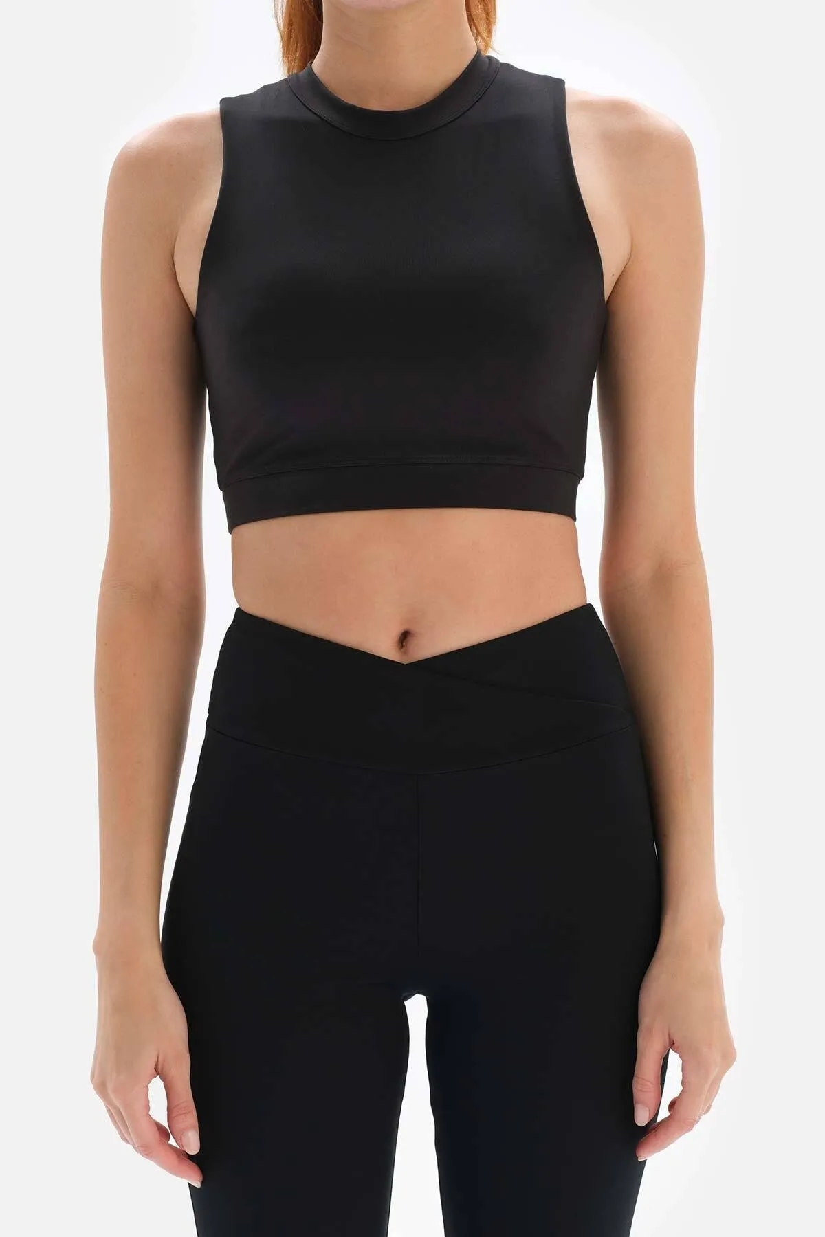 Dagi  Schwarzer Damen-Sport-BH mit Fenster hinten