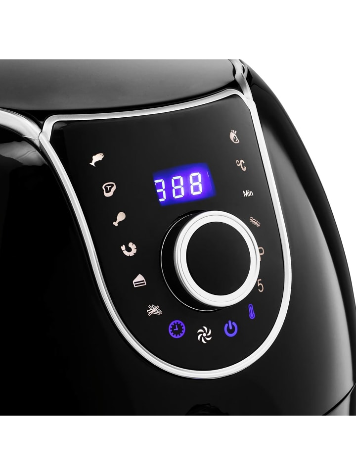 PRINCESS 182055 Aerofryer XXL Heißluftfritteuse 5.2 l in Schwarz günstig kaufen onesize