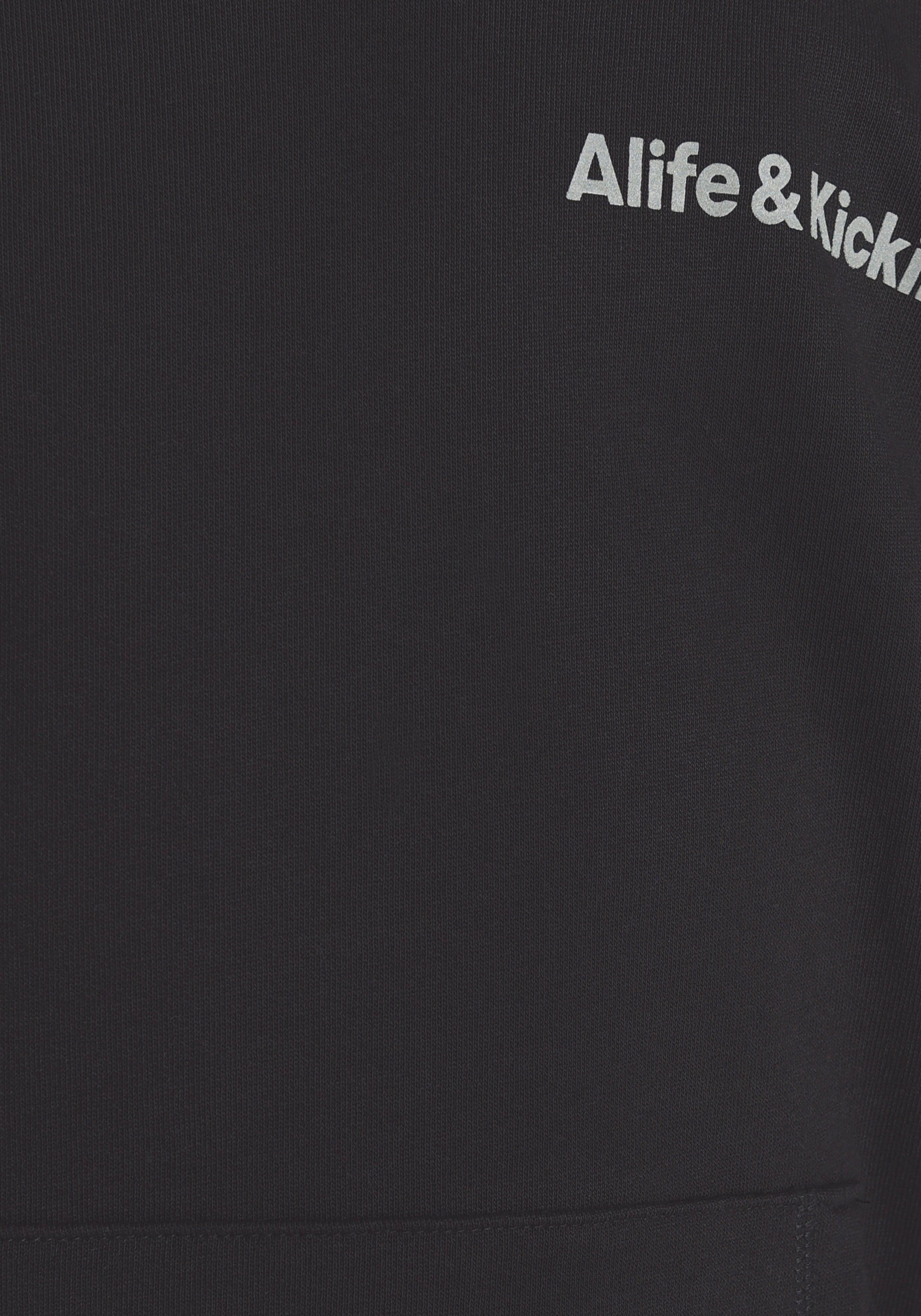 Alife & Kickin Kapuzensweatshirt Rückenprint und beschrifteten Bündchen, NEUE MARKE!