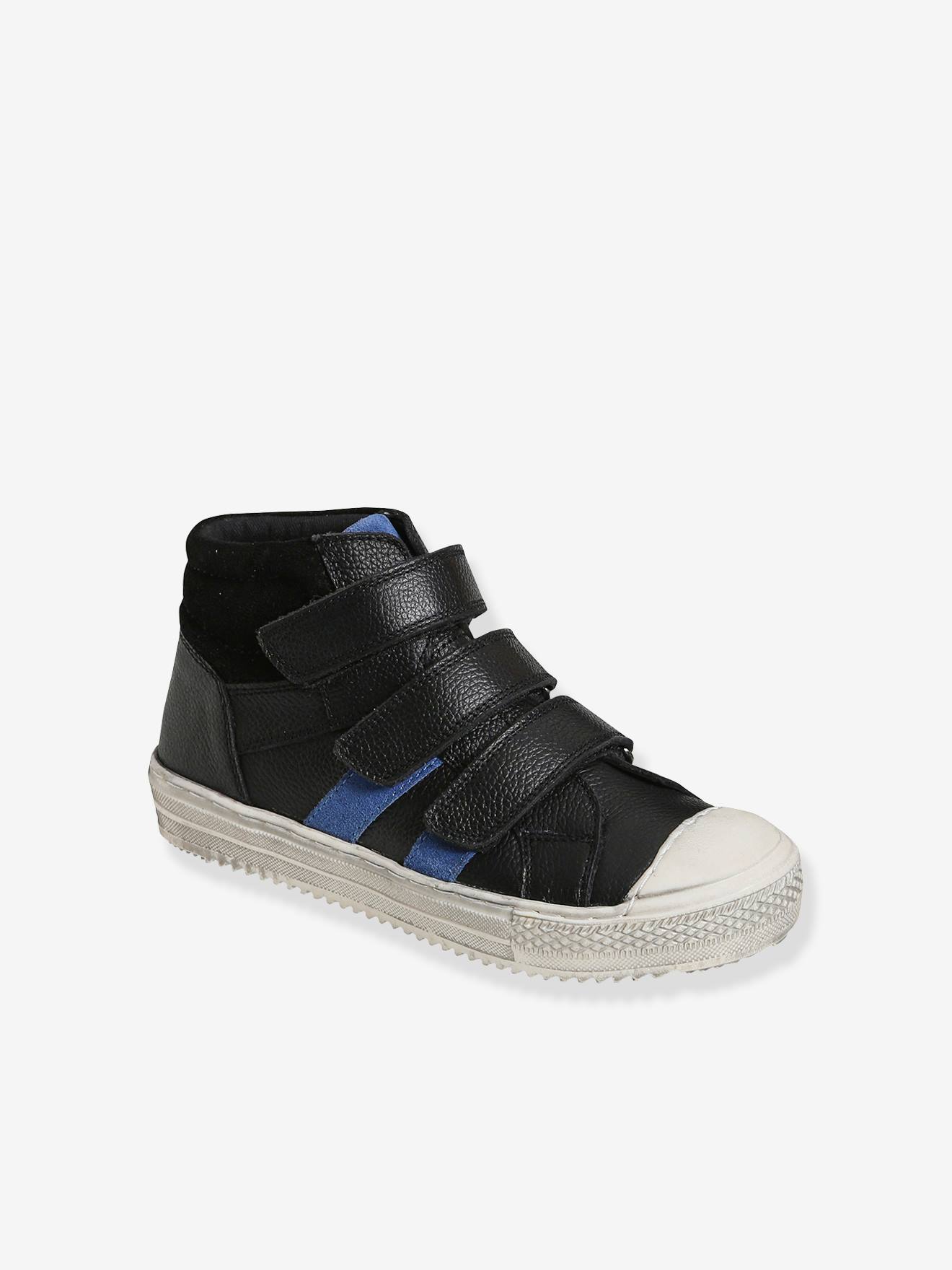 Vertbaudet Jungen High-Sneakers - schwarz