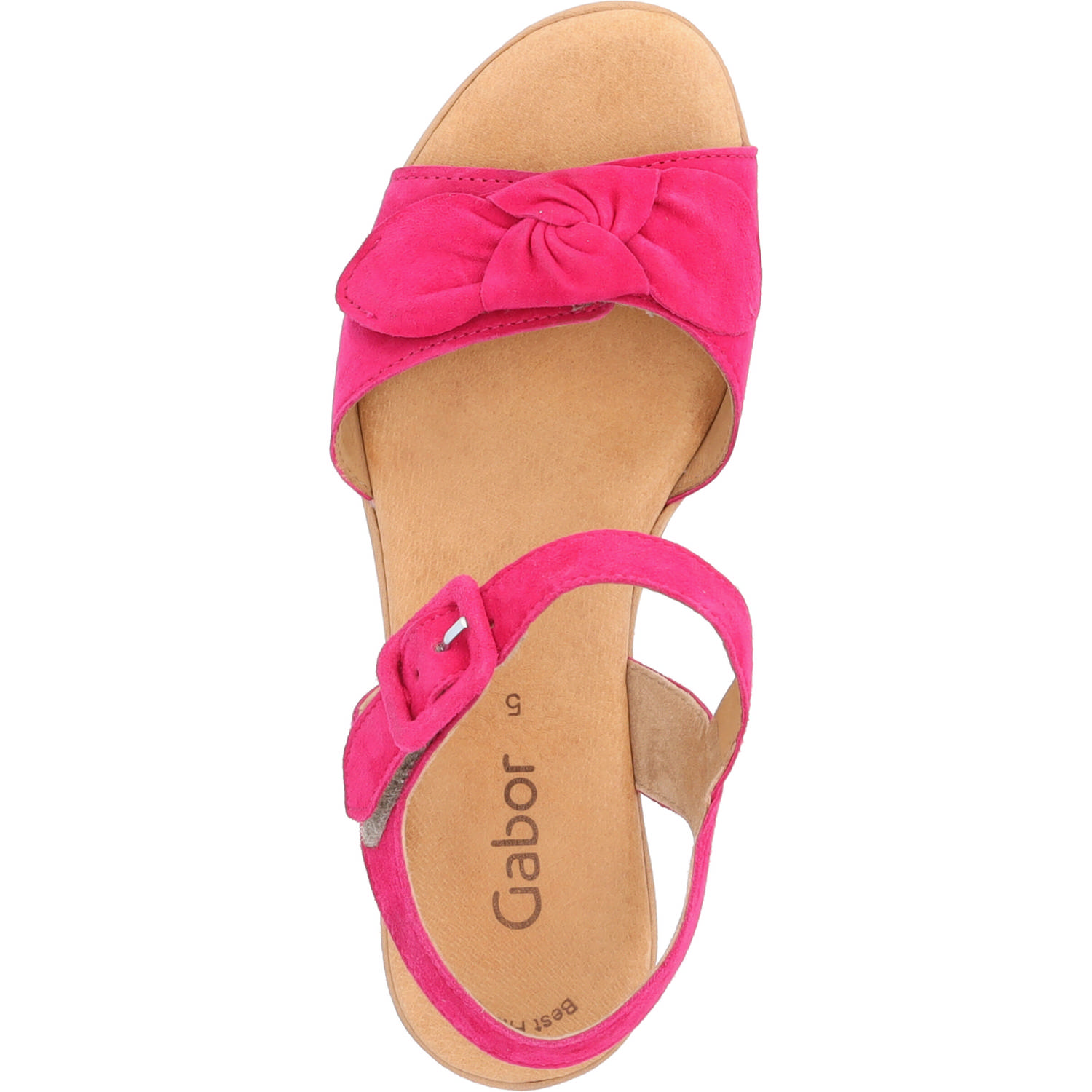 Gabor 24.653, Plateau-Sandaletten, Damen, pink