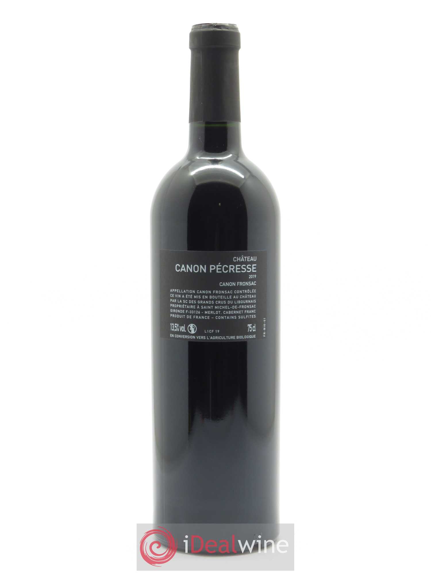 Château Canon Pécresse  2019 - Lot de 1 Bouteille