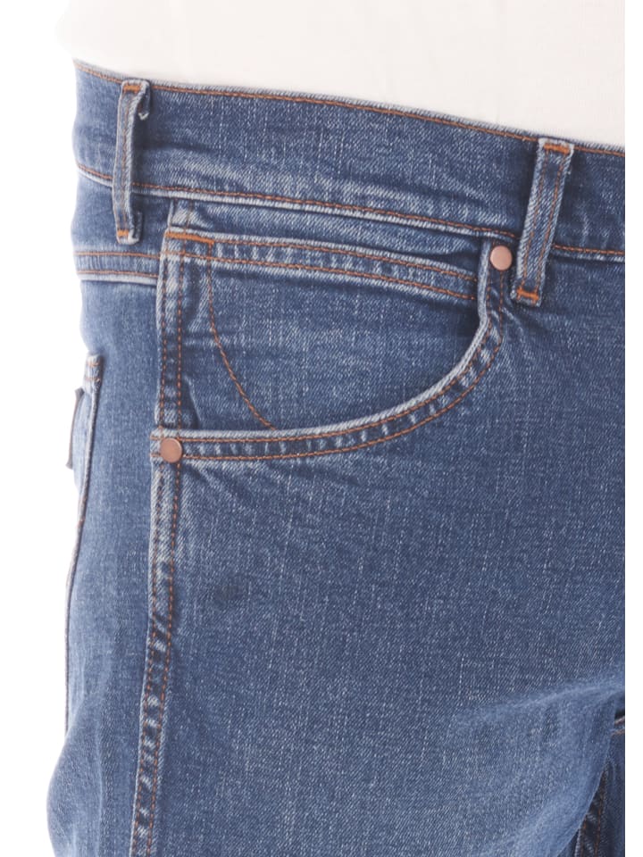 Wrangler Jeans Greensboro regular/straight in Blau günstig kaufen