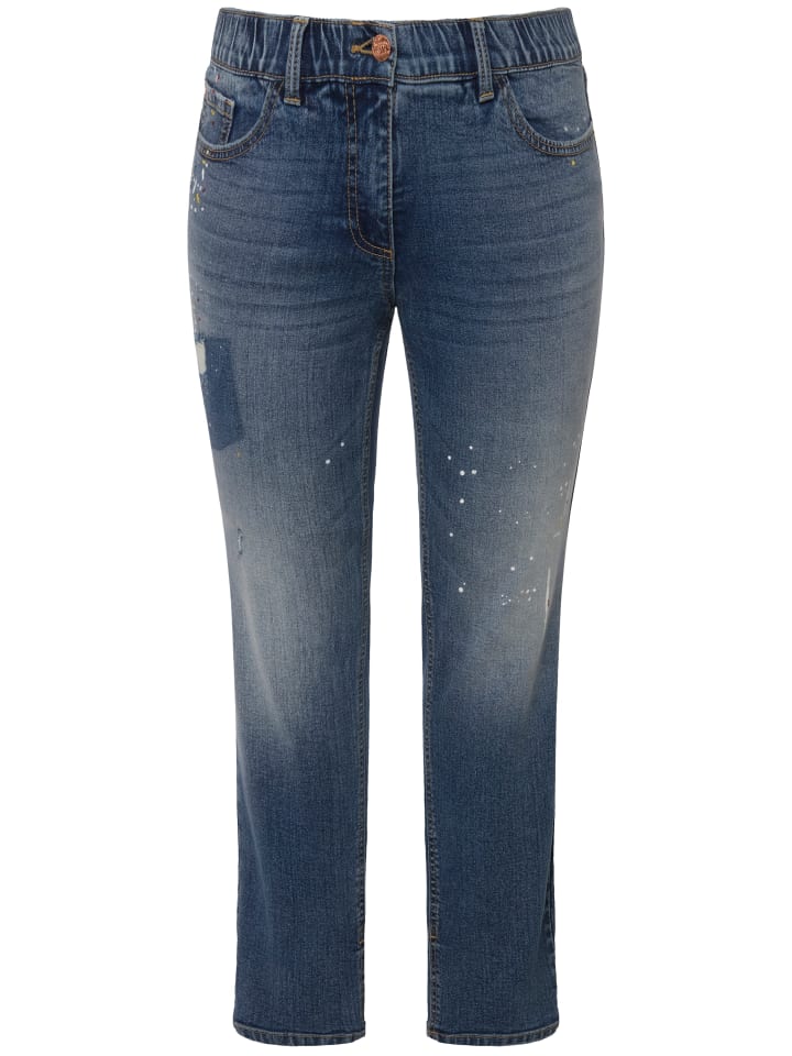 Ulla Popken Jeans in blue denim günstig kaufen