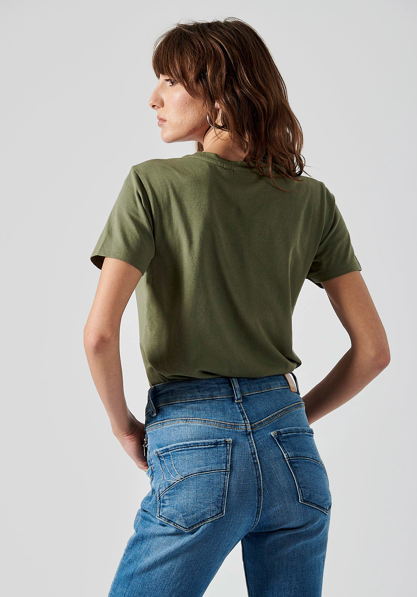 FANJO  T-shirt kaki Femme