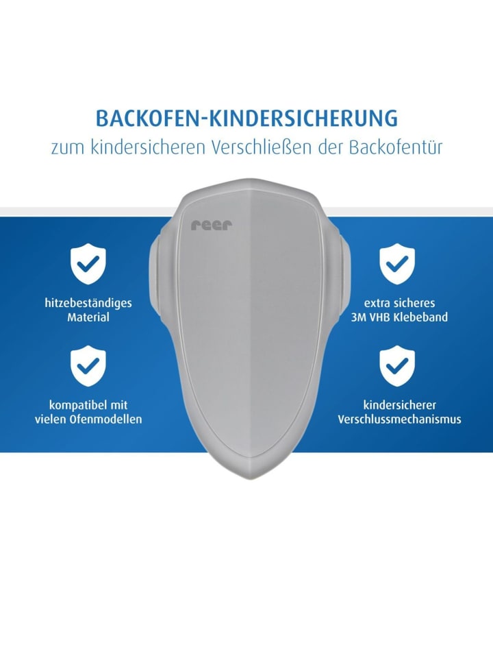 Reer Backofen-Kindersicherung in Grau ab 0 Monate günstig kaufen onesize