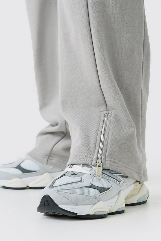 Tall lockere Jogginghose mit geteiltem Saum
