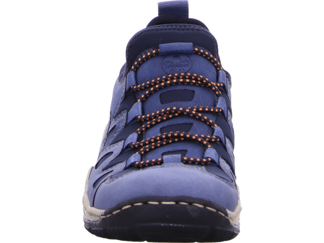 RIEKER Sneaker blau Sneaker Low Top, Blau