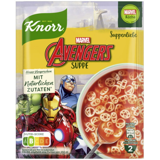 Knorr Suppenliebe Avengers 41G