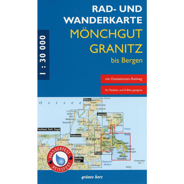 RAD- UND WANDERKARTE MÖNCHGUT, GRANITZ, BIS BERGEN