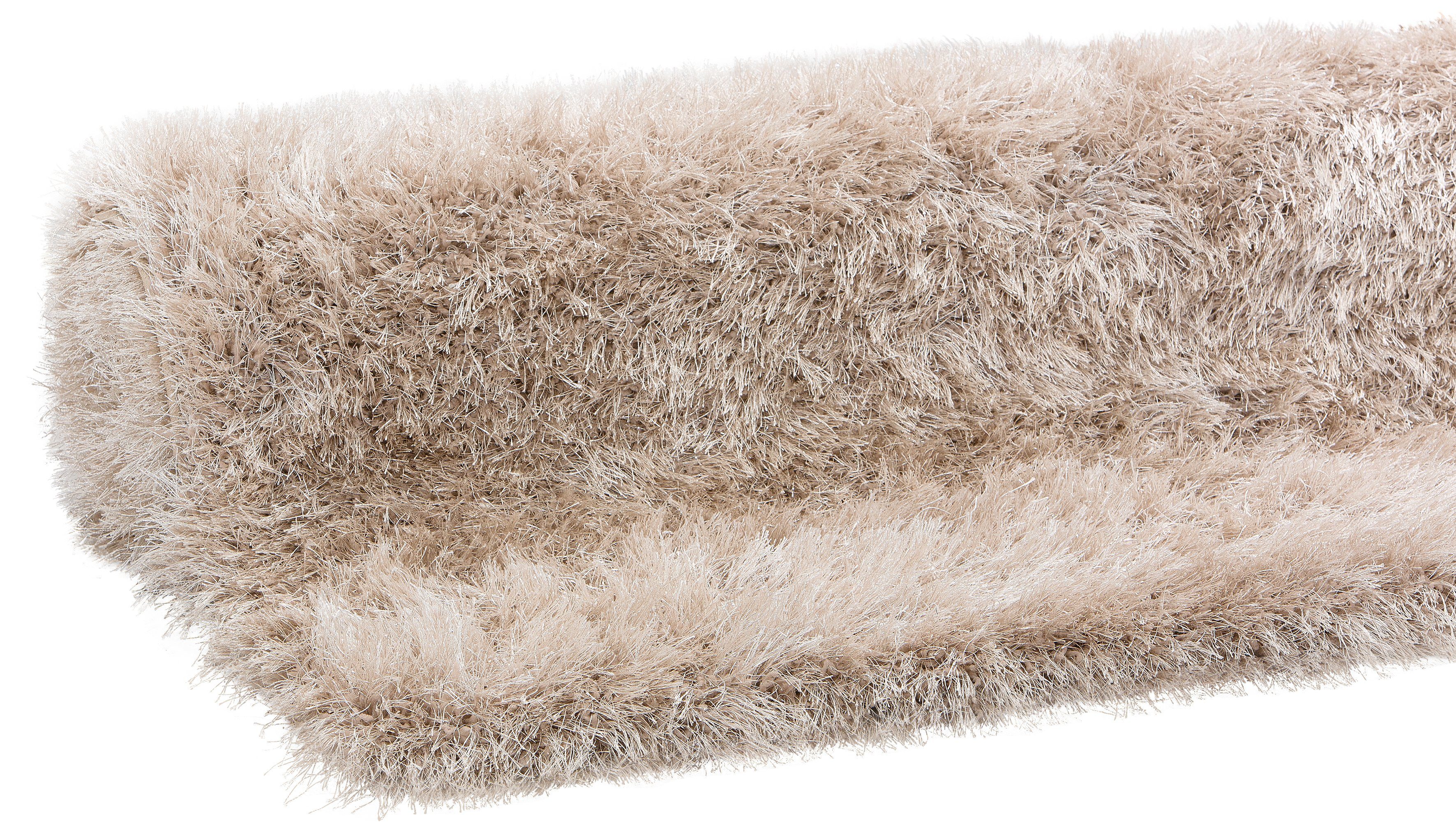 Hochflor-Teppich Glossy 411, merinos, rechteckig, Höhe: 70 mm, besonders weich, Microfaser, Langfor Teppich, Wohnzimmer, Schlafzimmer