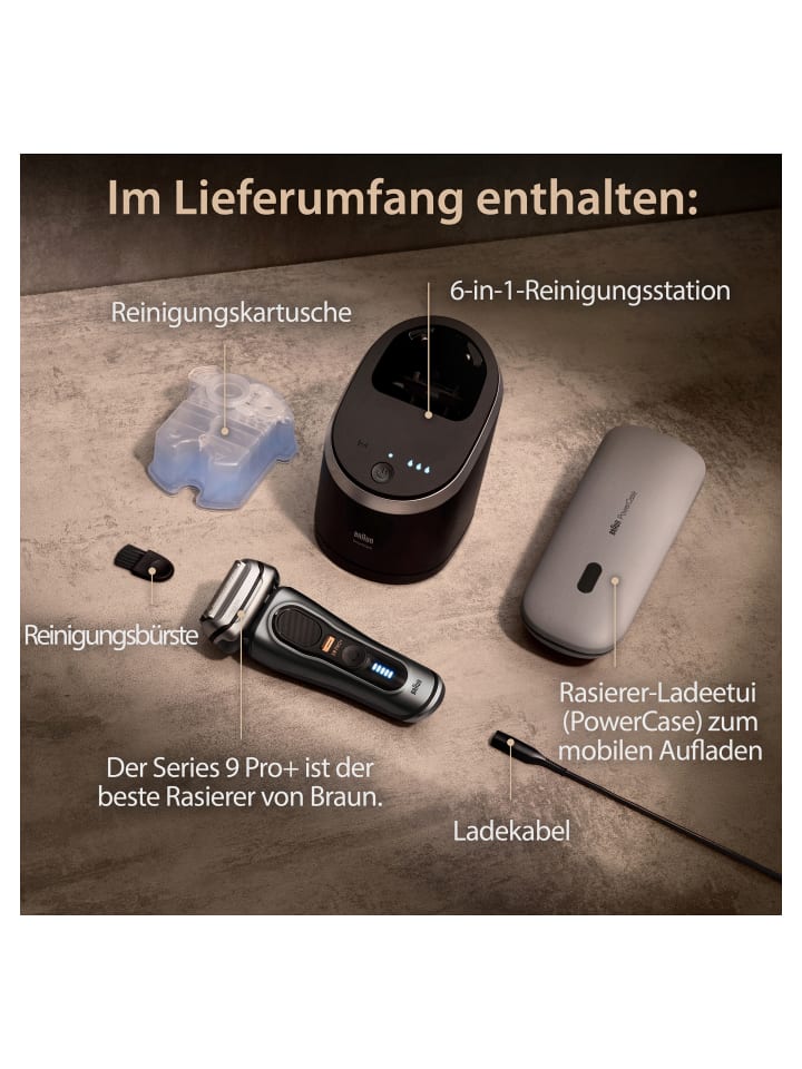 Braun Vorteils-Pack Elektrischer Rasierer für Männer 