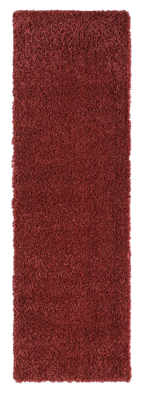 MyFlair Teppich Elodie, 80cm x 300cm, Farbe Weinrot, rechteckig, Florhöhe 37mm
