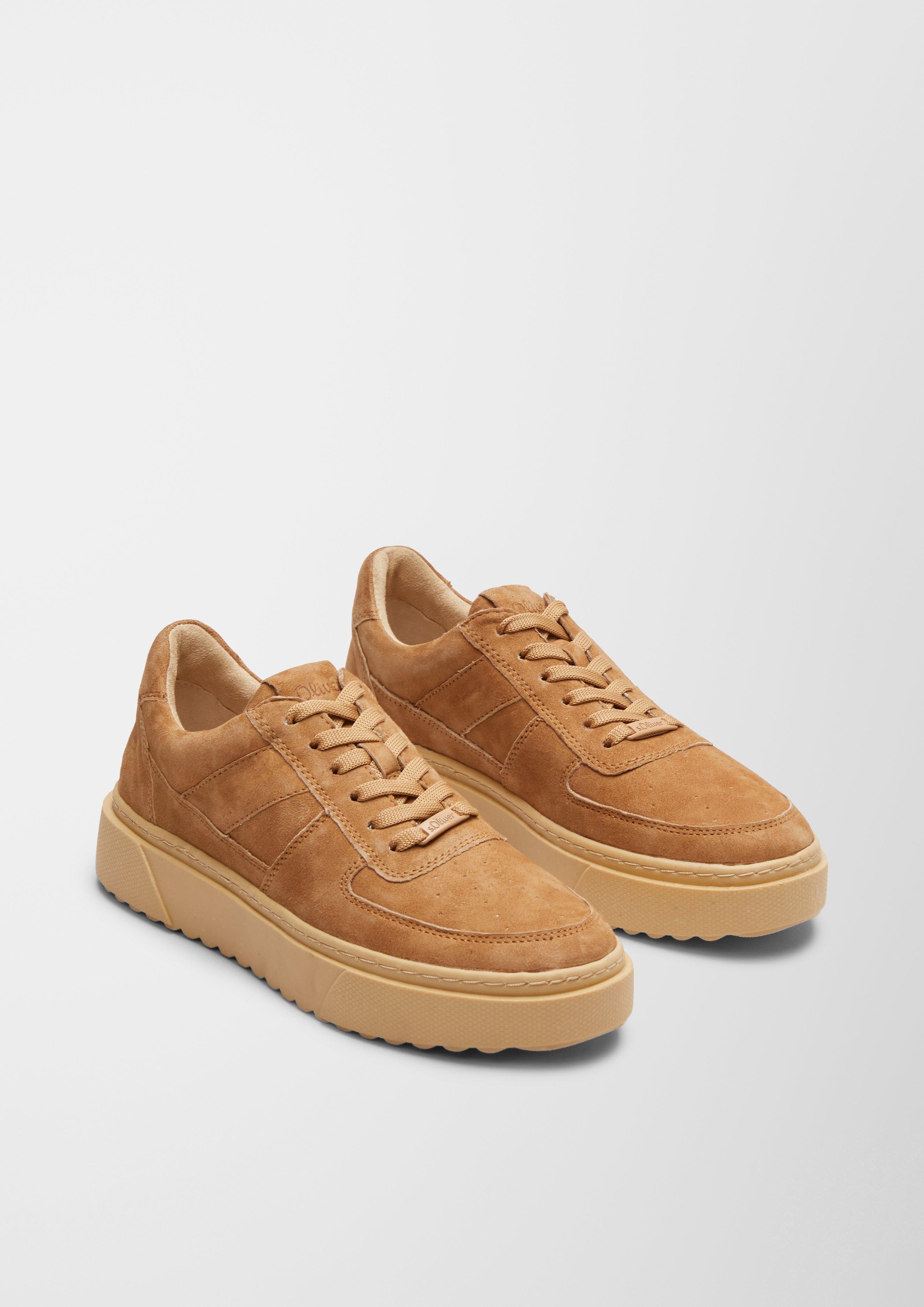 Sneaker aus Veloursleder  6006470-319