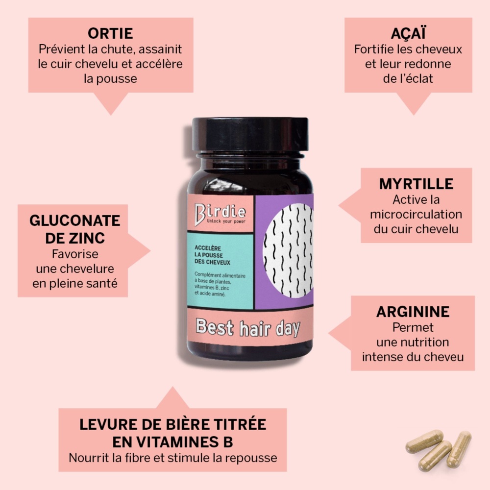 birdie nutrition Best Hair Day Réparation & Pousse Capillaire