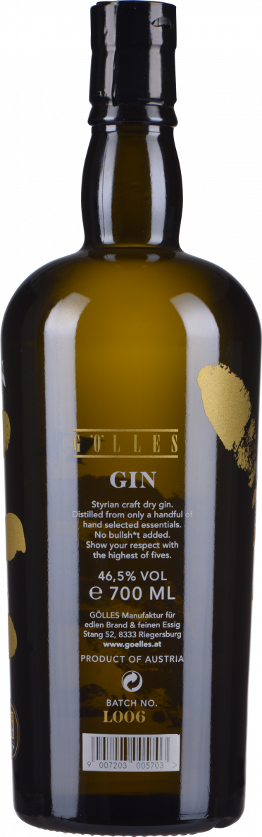 David Gölles Hands On Gin 0,7 Liter