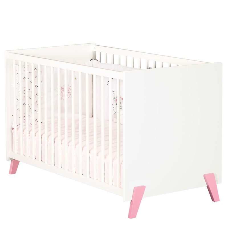 Lit bébé 120x60 Joy rose