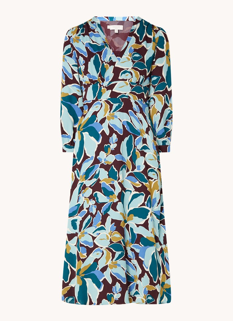 Abito midi con stampa floreale Hobbs Lea