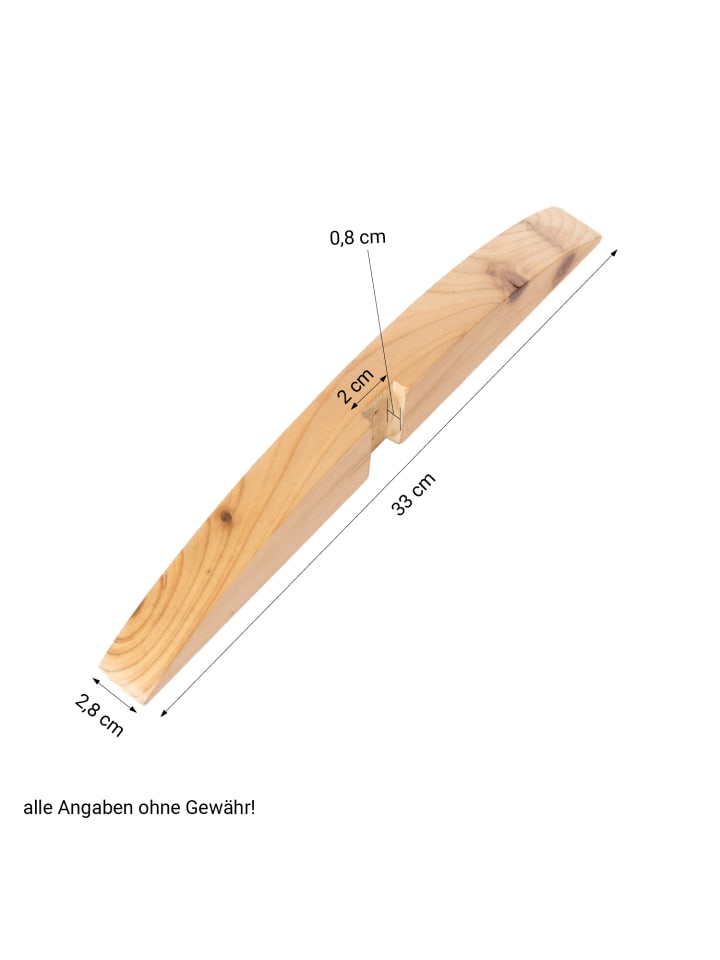 Homestyle4u Raumteiler Standfuß in Hellbraun günstig kaufen onesize