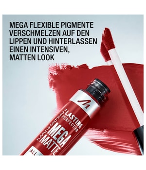 Manhattan Lasting Perfection Mega Matte Liquid LipMake-up Liquid Lipstick-6 ml