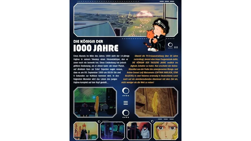 Die Königin der tausend Jahre - Remastered Edition: Volume 1 (Ep. 1-21)  [4 BRs]