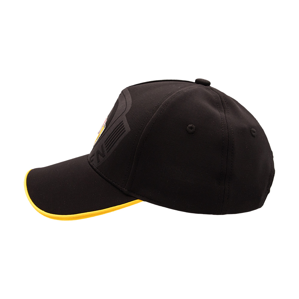 Basecap PRÄGUNG Snapback schwarz