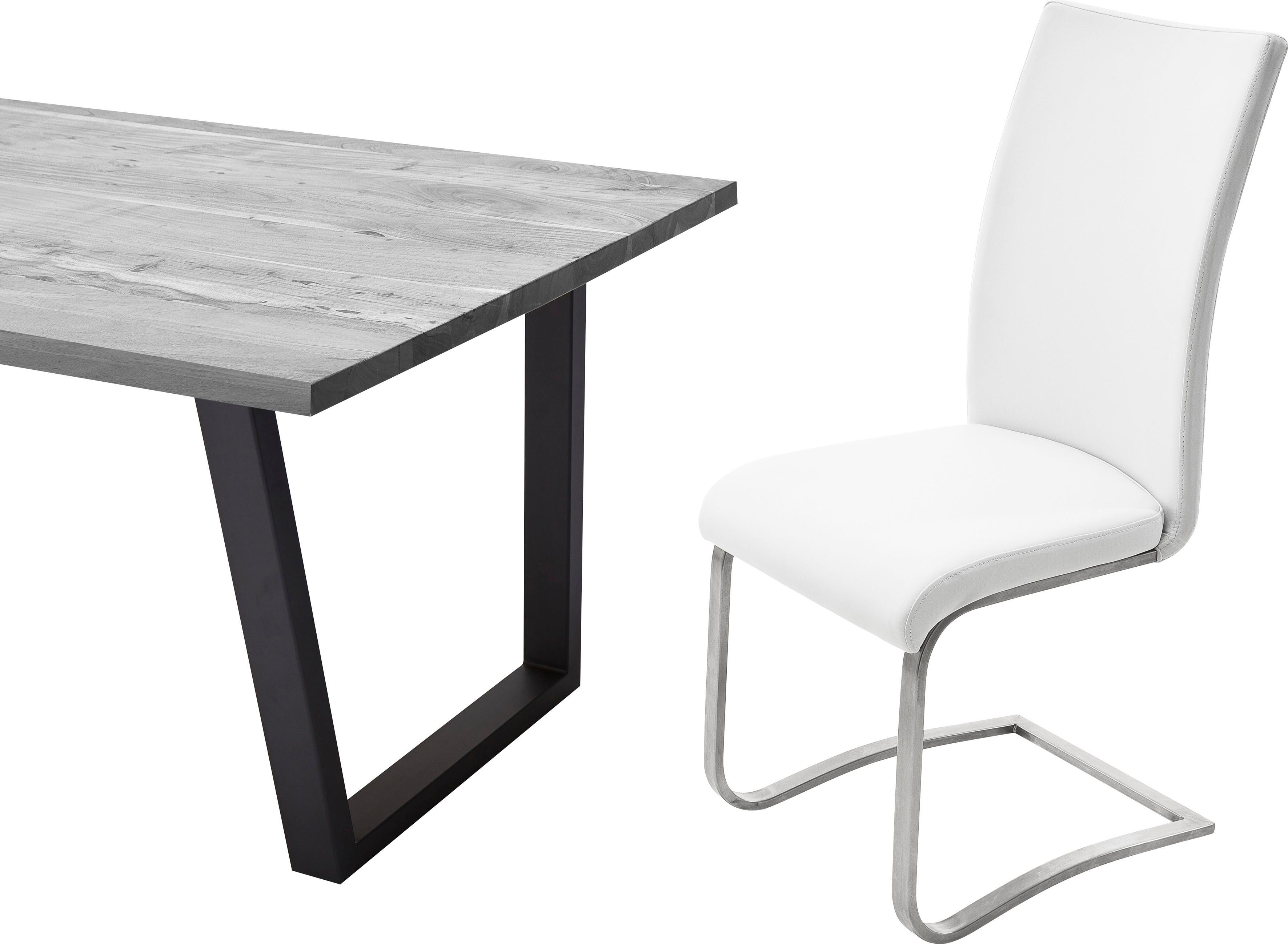MCA furniture Freischwinger Arco (Set, 2 St), 2er-, 4er-, 6er-Set, Stuhl belastbar bis 130 Kg