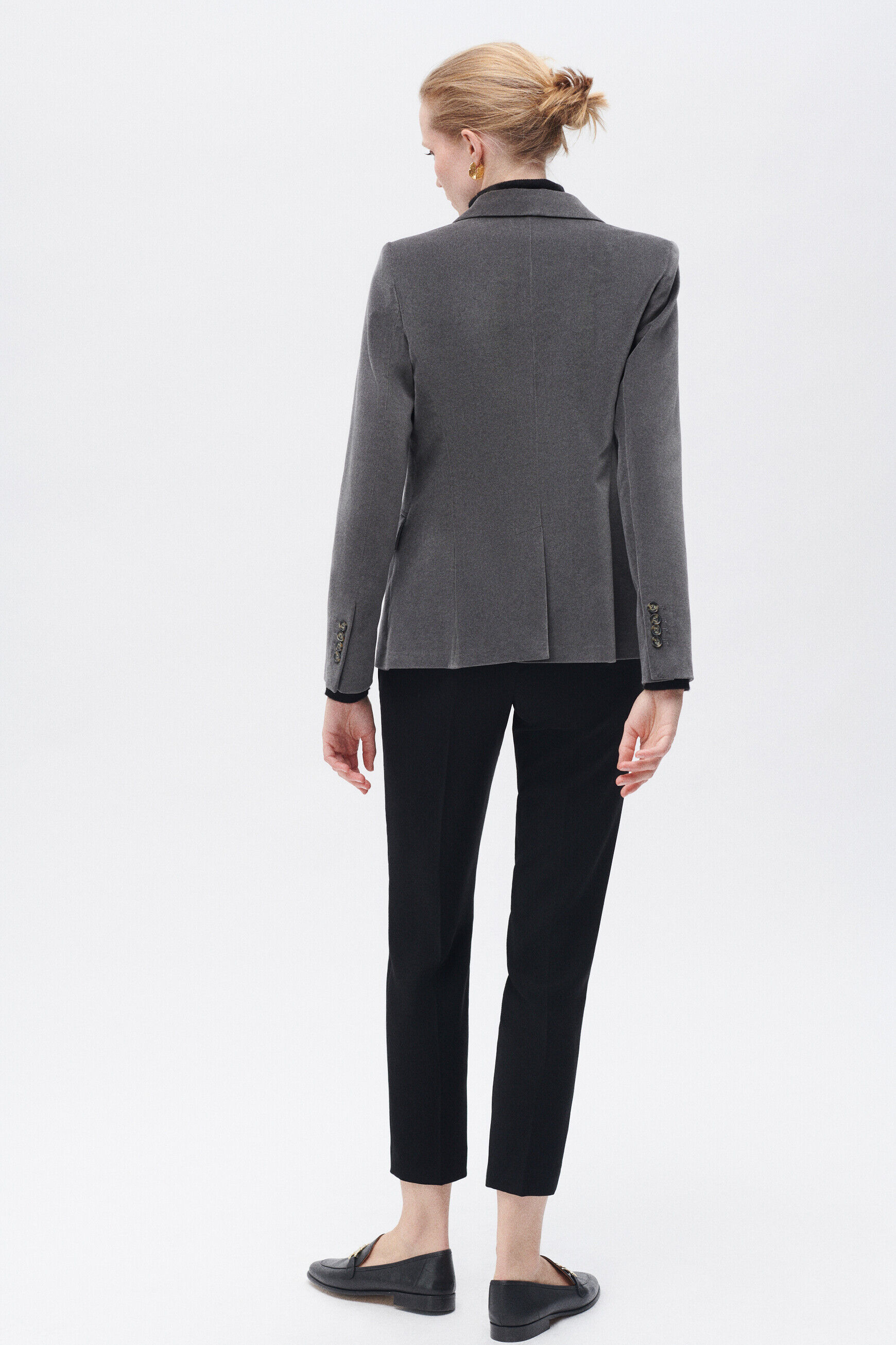 blazer aurora gris fonce femme