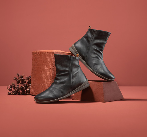 SPUAT Stiefelette - Schwarz/Kombi