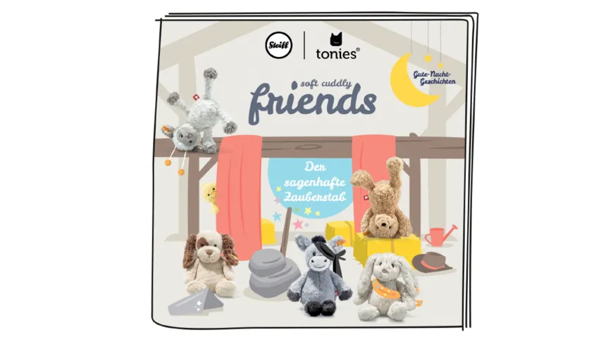 tonies - Hörfigur für die Toniebox: Steiff Soft Cuddly Friends mit Hörspiel: Dinkie Esel