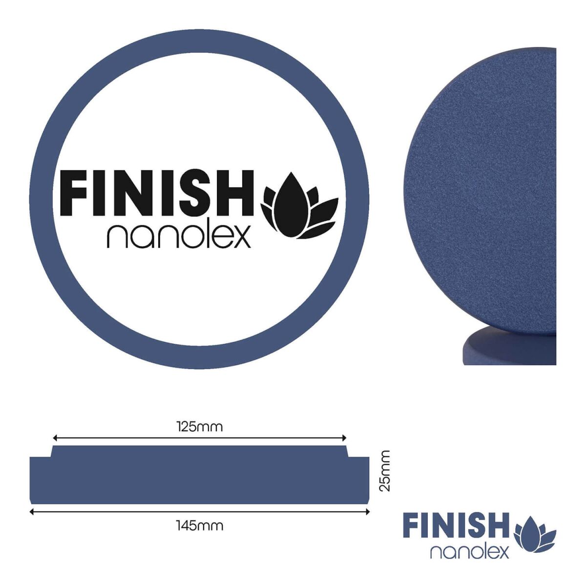 Nanolex Polierpad Finish 125mm soft