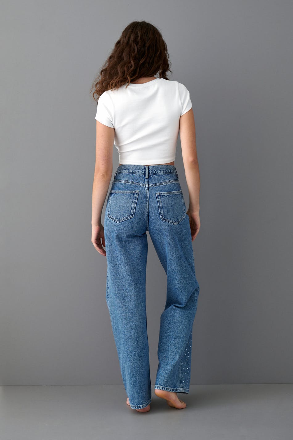 Embellished jeans