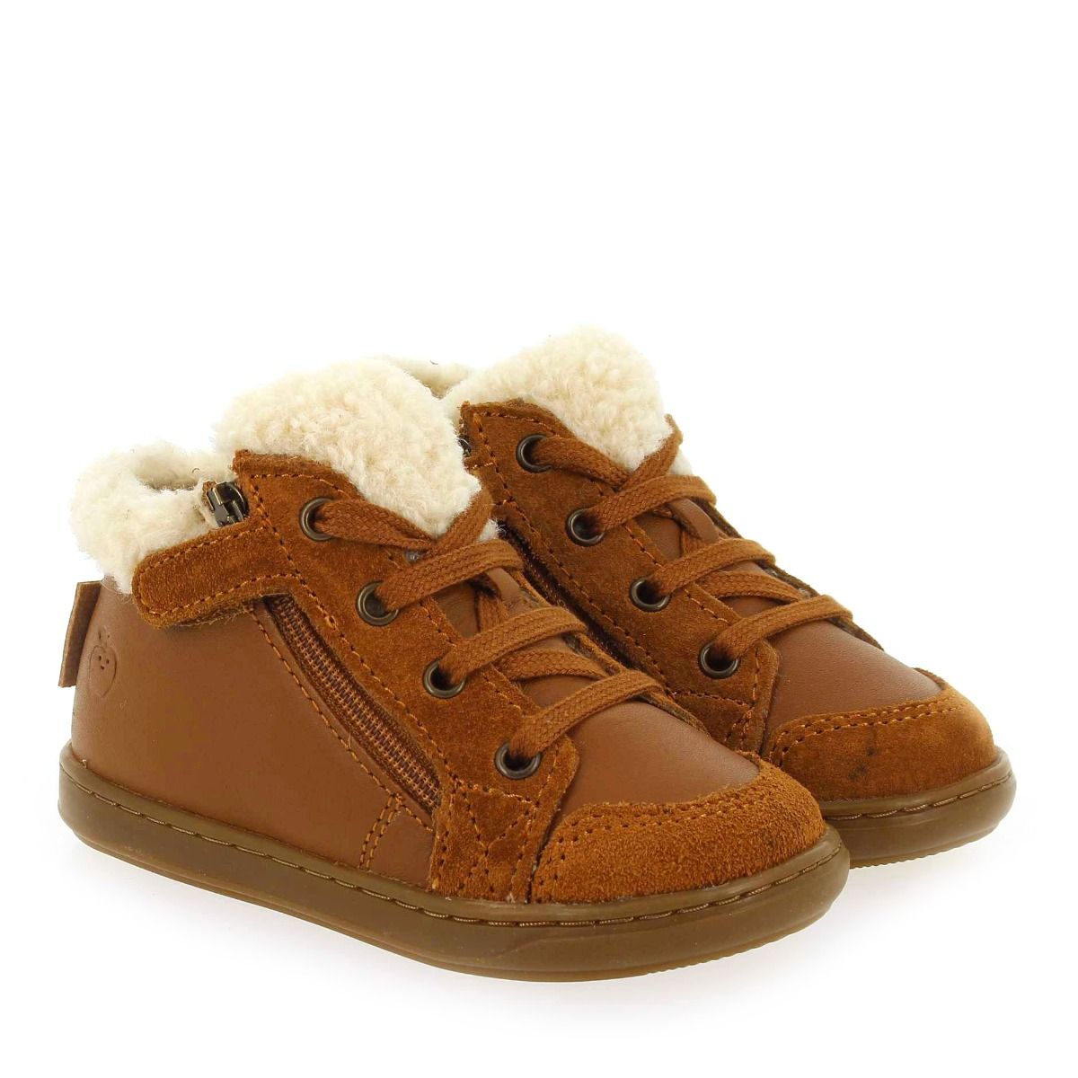 Shoopom  BOUBA ZIP WOOL H23 - Camel