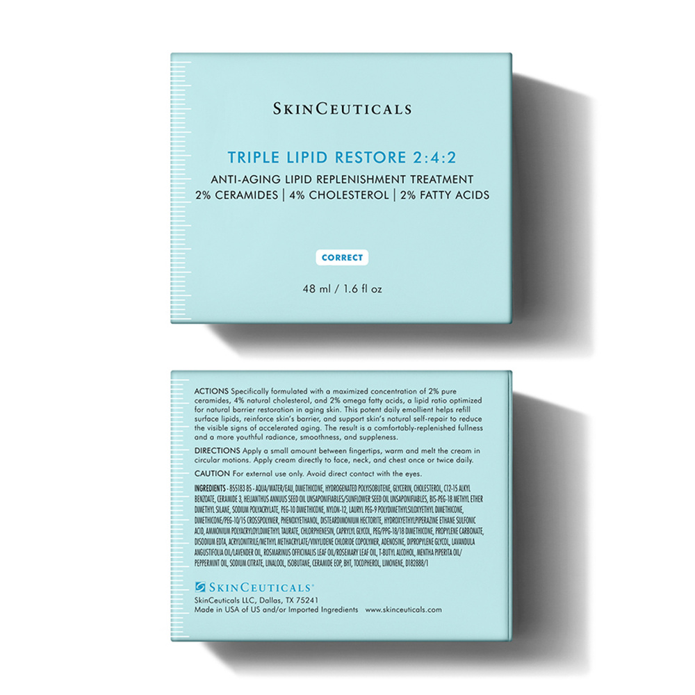 SkinCeuticals TRIPLE LIPID RESTORE 2:4:2 Soin visage anti-âge nourrissant, confort, éclat, douceur