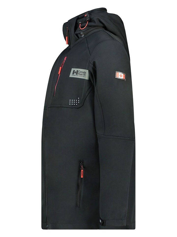 Canadian Peak Softshelljacke in Schwarz günstig kaufen