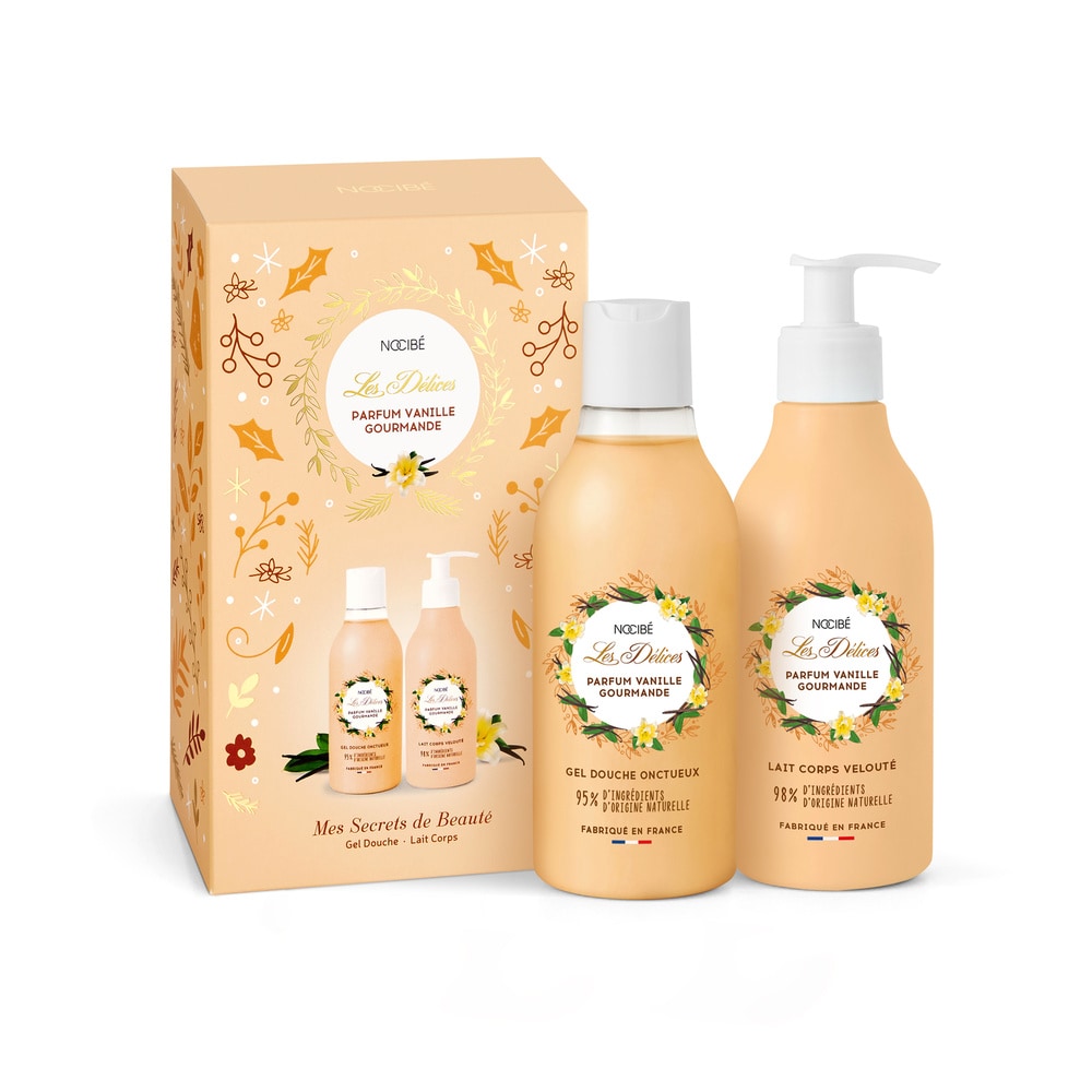 Nocibé Les Délices - Mes Secrets de Beauté Coffret bain Vanille Gourmande